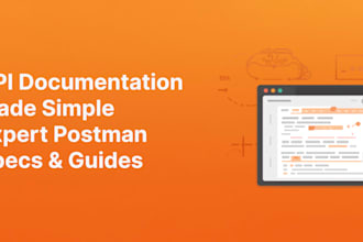 design postman collections and API documentation