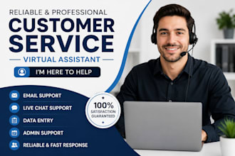 provide professional customer support and live chat support