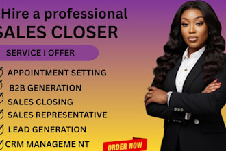sales closer salesperson expert sales representative sales lead to close deal