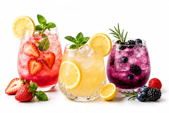 send you 200 mocktail drink recipes in an ebook