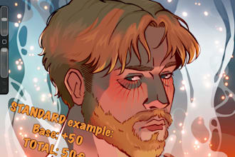 create a textured digital illustration