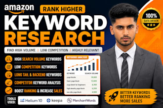 do amazon keyword research and listing optimization
