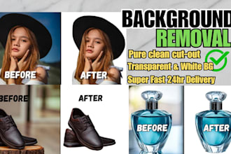 do professional background removal and cutout images