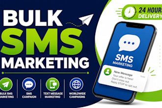 send bulk sms marketing, bulk email blast campaign, text message and SMS