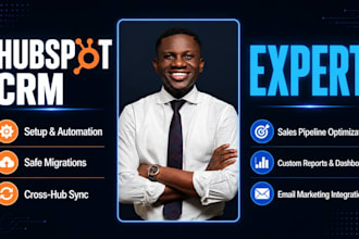 be your hubspot crm expert for hubspot setup and automation