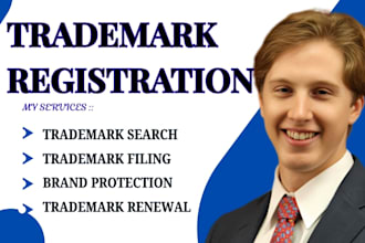 conduct trademark search, registration and uspto trademark filing