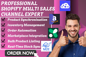 setup shopify sales channel m2e cedcommerce mulwi litcommerce salestio faire