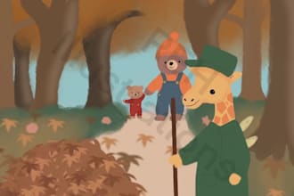 illustrate your whimsical childrens book
