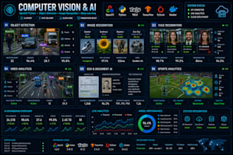 build computer vision, opencv python, object detection and image recognition