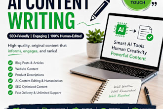 write SEO friendly ai content