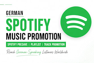 do german spotify music promotion spotify presave playlist track promotion
