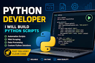 develop custom ai python scripts and automation