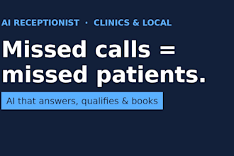 build an ai receptionist for your clinic or local business