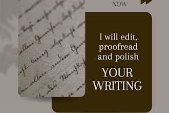 proofread and edit your writing