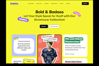 design and develop a professional ecommerce online store website
