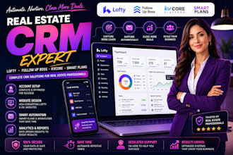 setup lofty CRM, kvcore CRM, follow up boss automation