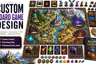 design custom board game card game board game design tabletop tcg board game