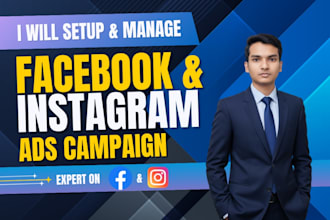 create and manage facebook ads, ig ads or meta ads