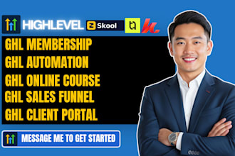 build ghl membership site, client portal and migrate your course to ghl
