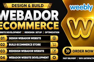 design and build webador ecommerce website development redesign webador website