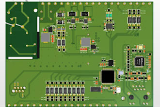 do esp32 pcb design, circuit design, schematic and pcb layout in kicad or altium