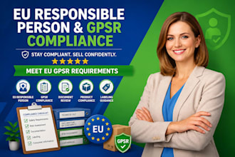 provide eu responsible person and gpsr compliance for amazon