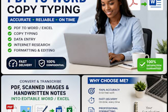 convert PDF, scanned images into editable document