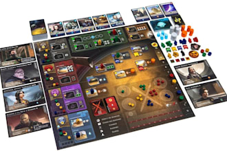 design board game layout custom print ready tabletop game game design rule book