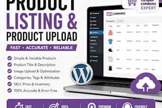 do woocommerce product listing and product upload