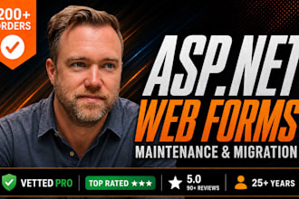 maintain fix and modernize asp net web forms applications