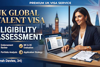 assess your UK global talent visa eligibility and endorsement chances