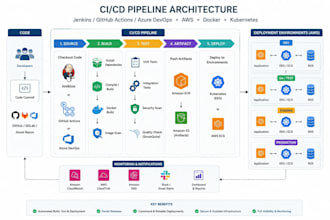 implement cicd pipelines using jenkins github actions azure devops and AWS