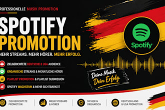 do spotify promotion german music marketing to targeted streams and audience