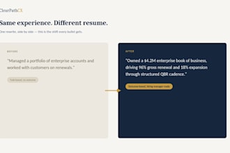 write your customer success resume and job search plan