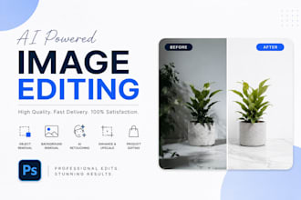 do ai photoshop editing retouching product edit fix ai art change photo color