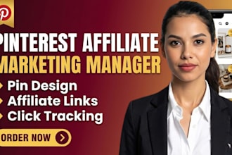 be your pinterest affiliate marketing manager social media content creator