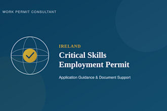 help with ireland work visa and critical skills employment permit