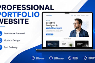 design a profesional portfolio website for freelancers