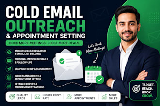 book qualified appointments through cold email outreach