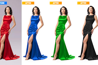 color correction and color change product photo in photoshop