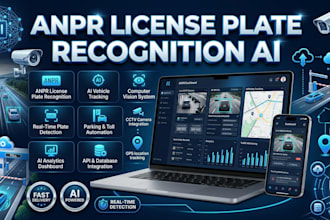 build anpr license plate recognition vehicle tracking car parking ai automation