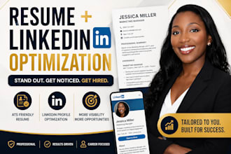 optimize your resume and linkedin profile