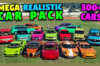 create custom fivem car mods, realistic vehicles, gta 5 car pack and car liverie