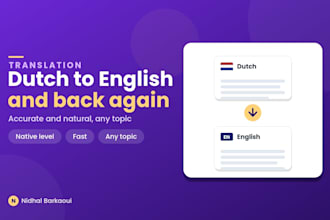 translate dutch to english and english to dutch accurately