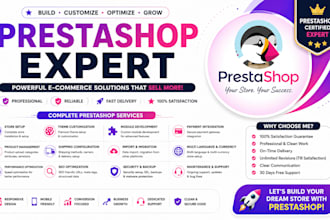 do prestashop store development, design and customization