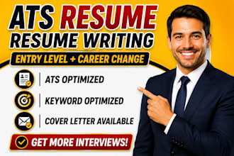 write ats resume for entry level and career change jobs