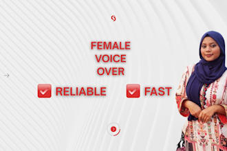 record a professional english voice over for stories