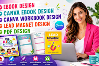 ebook design canva ebook design canva workbook design lead magnet pdf design