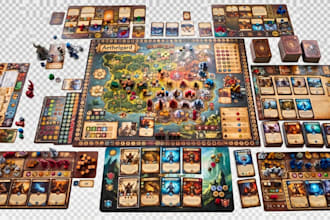 create custom card game design, board game design, kickstarter and tcg cards