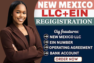 register your new mexico llc with ein number for US and non US resident